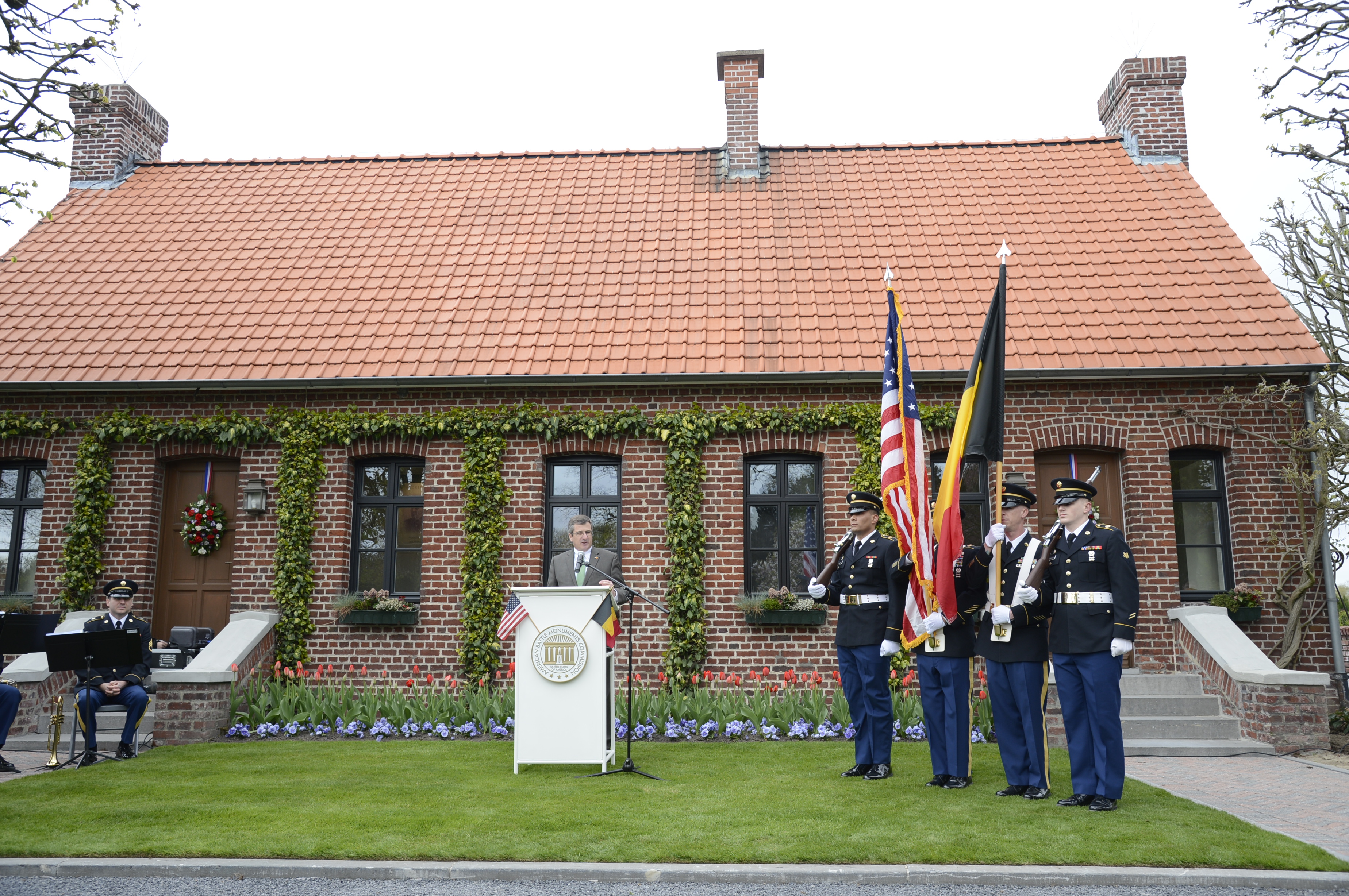 Opening Ceremony for the Visitors Centre at the Flanders Field American Cemetery Flanders Field Visitors Center opening
