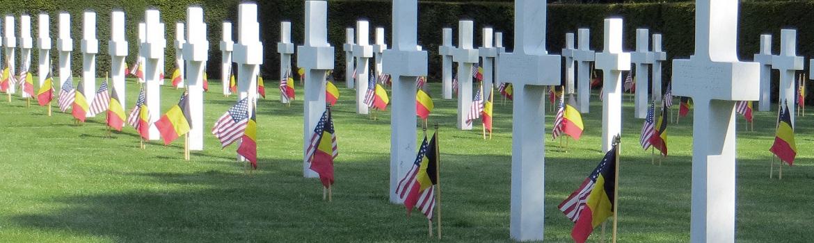 hero image for flanders field cemetery
