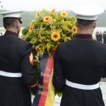 Wreath presentation at the Ardennes Cemetery 2016 ardennes wrat 2016