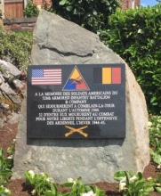 Monument to Company B of the 526 Armored Infantry Battalion