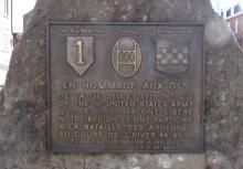 Monument to the 1st, 30th, and 99th Infantry Divisions in Aubel Monument to 1, 30, and 99 ID Aubel