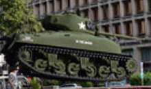 Sherman Tank at the Mons Memorial Museum Mons Memorial Museum Tank