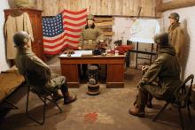 McAuliffe's HQ during the Battle of the Bulge bastogne barracks mcaulliff