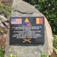 Monument to Company B of the 526 Armored Infantry Battalion