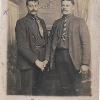 Octaaf Desmet and friend