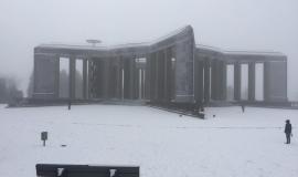 Mardasson Memorial in winter