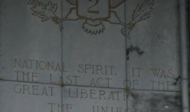 Mardasson Memorial damage