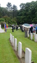 Ceremony at the Heverlee CWG Cemetery Heverlee Ceremony